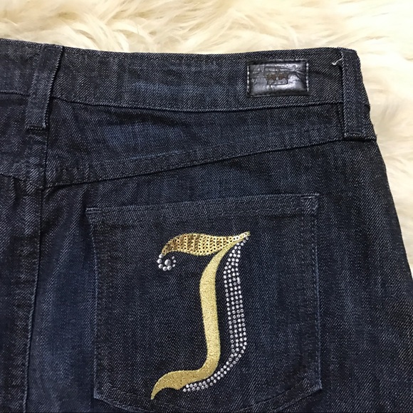 Juicy Couture Jean embroidered mini skirt - Picture 2 of 5